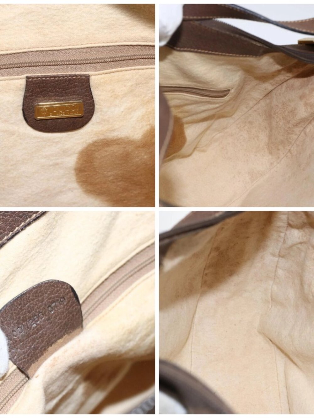 GUCCI GG Supreme Shoulder Bag PVC Beige Gold 001 256 0719 Auth mr2014 - Picture 15 of 16